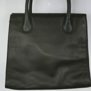 Black Leather Handbag